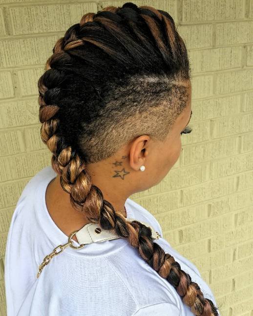 Mohawk Braided Hairstyles