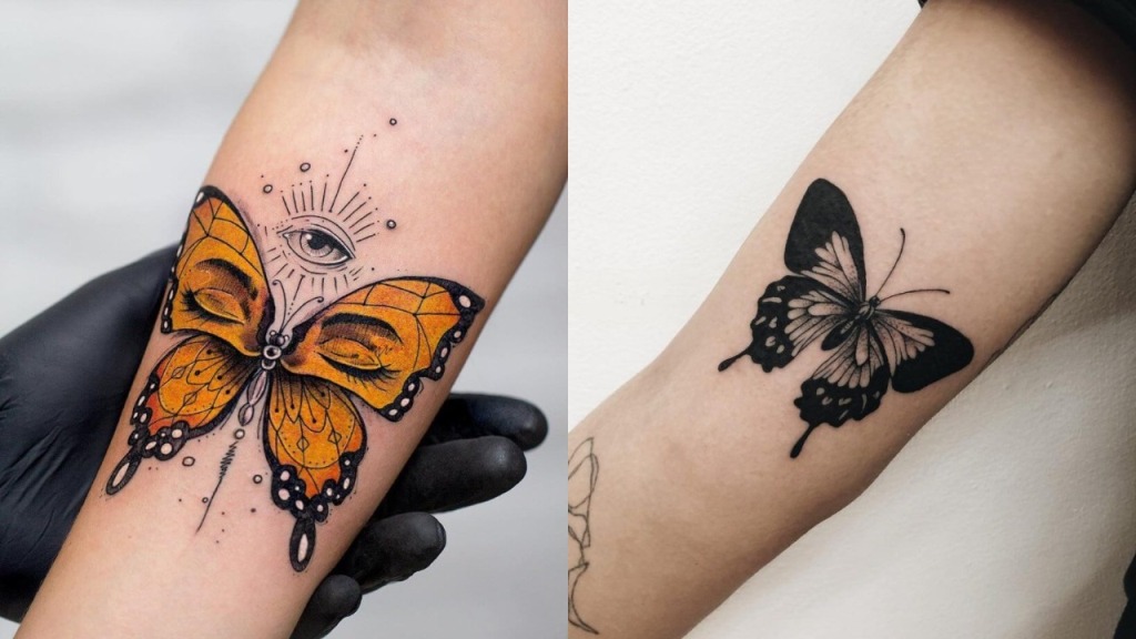 10 Beautiful Butterfly Tattoo Designs and Meaning