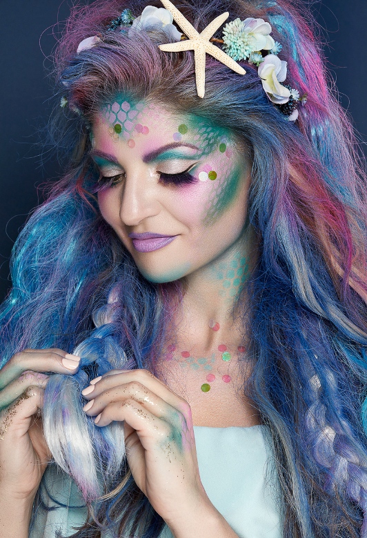 Mermaid Halloween Makeup