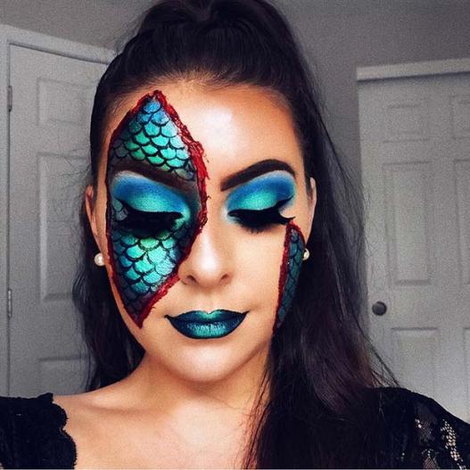 Mermaid Halloween Makeup