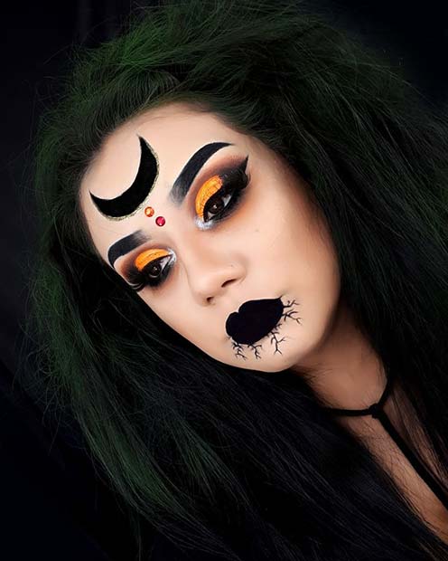 Witch Halloween Makeup