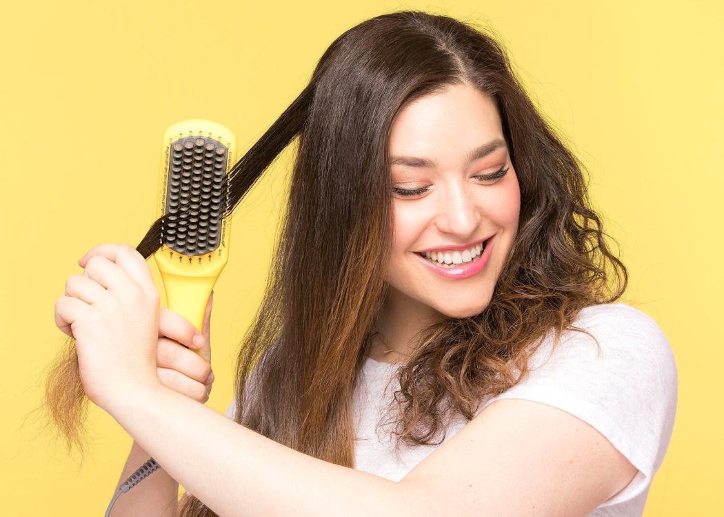 Drybar Brush Crush Heated Straightening Brush Review EAL Care
