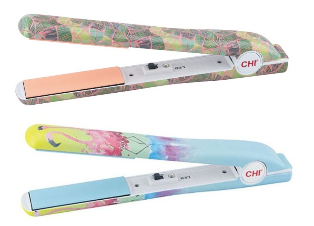 CHI Leaf Me In The Tropics vs CHI Be Flamazing Flat Iron