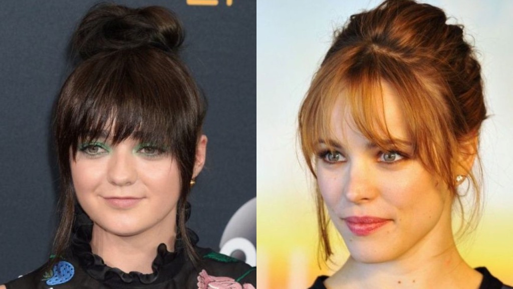 Wispy Bangs Hairstyles for Round Faces