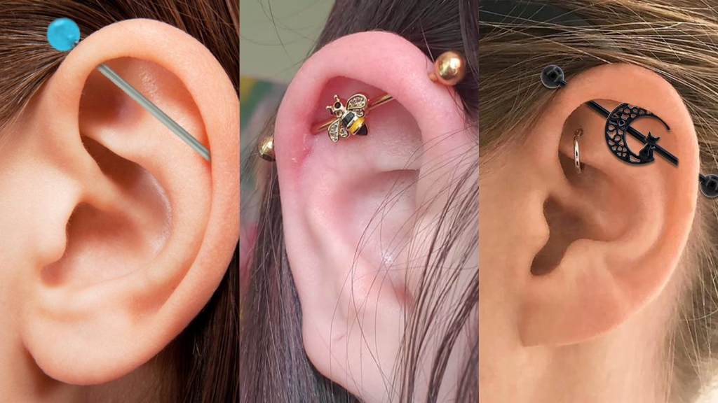 Industrial Bar Piercing Everything You Need to Know EAL Care